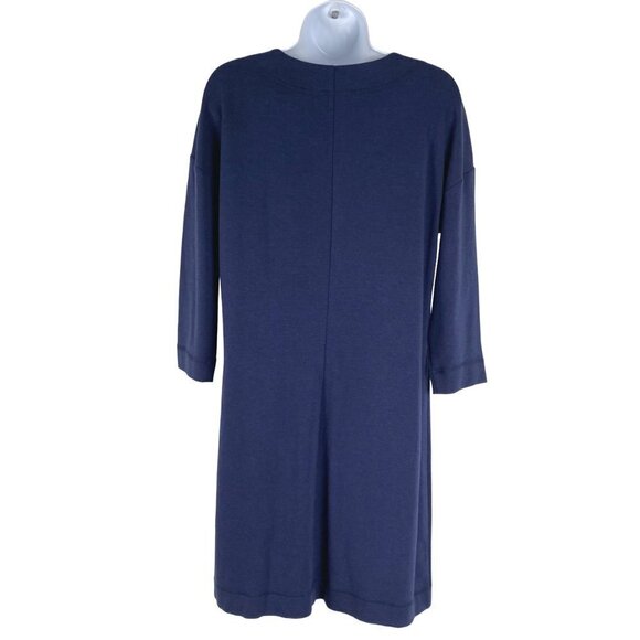 Lilly Pulitzer UPF 50+ Joyce Dress Small True Navy Blue V-Neck NWT DR-1418 - Picture 5 of 13